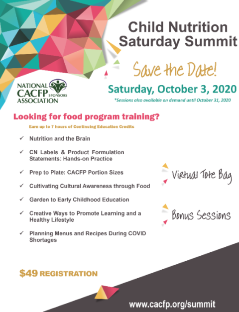 Child Nutrition Training Opportunity | Arkansas Early Childhood Association